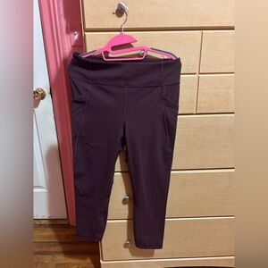 Lululemon Athletica Burgundy Leggings 23”